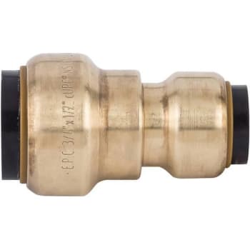 Image for Tectite 3/4 In. X 1/2 In. Brass Push-To-Connect Reducer Coupling from HD Supply