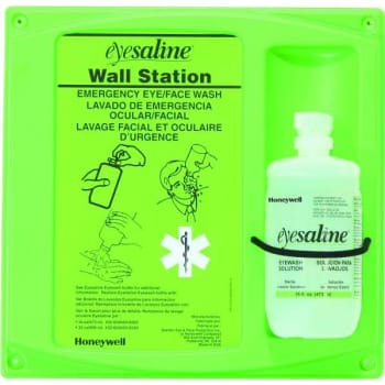 Image for Honeywell 16 Oz. Eyesaline Sterile Eyewash Wall Station (8-Case) from HD Supply