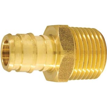 Image for Apollo 1/2 In. Brass PEX-A Barb X 1/2 In. Mnpt Male Adapter from HD Supply