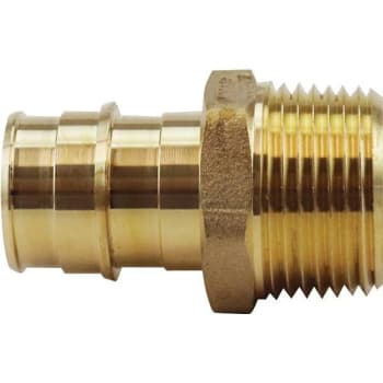 Apollo PEX-A Barb Mnpt Male Adapter, 3/4" X 3/4", Brass