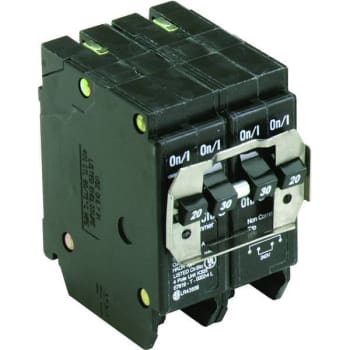 Image for Eaton Br 1-20 Amp 2 Pole And 1-30 Amp 2 Pole Bqc Quad Circuit Breaker from HD Supply