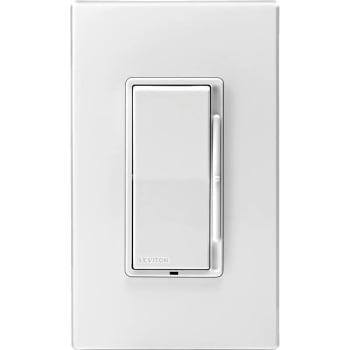 Image for Leviton Decora 450w LED And Cfl/1000w Incandescent/1000va Magnetic Low-Volt Single-Pole Dimmer from HD Supply
