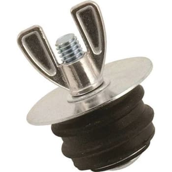 Image for ProPlus 2 in. Dia x 2 in. H Dollar Plug with Rubber and Plating Steel from HD Supply