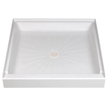 Image for Mustee Durabase 36 In. X 36 In. Single Threshold Shower Base (White) from HD Supply