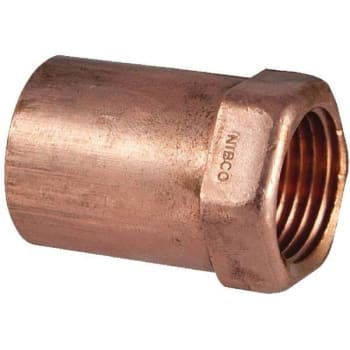 Image for Everbilt 3/4 In. X 1/2 In. Copper Pressure Cup X Female Adapter Fitting from HD Supply