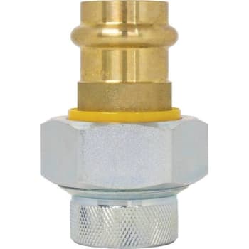 Image for Nibco 3/4 In. Steel And Dzr Brass Press X Fip Union W/ Nylon Insulator Ring from HD Supply