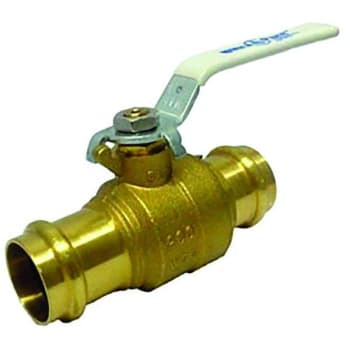 1-1/4 In. Lead Free Hammond Valve Press Ball Valve