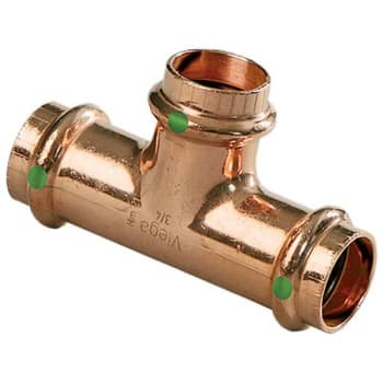 Image for Viega 1/2 In. X 1/2 In. X 3/4 In. Copper Tee from HD Supply