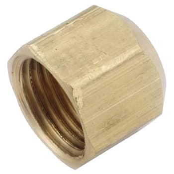 Image for Anderson Metals 3/8 in. Brass Flare Cap (10-Pack) from HD Supply