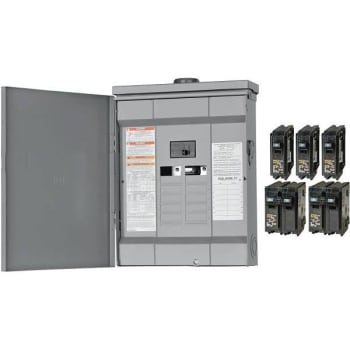Image for Square D Homeline 125a 12-Space 24-Circuit Outdoor Load Center Value Pack from HD Supply