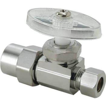 Image for Brasscraft 1/2 In. Cpvc Inlet X 3/8 In. OD Compressor Outlet Brass Multi-Turn Stop from HD Supply