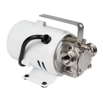 Little Giant Model 360 Pony Flex Vane Utility Pump 1/10 Plated Brass 6' Cord