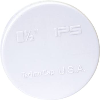 Image for Test-Tite Test-Tite Pvc Heavy-Duty Test Cap 1-1/2 " Pipe #87503 Techno-Caps from HD Supply