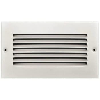 Image for Truaire 8 In. X 4 In. Stamped Return Air Grille (White) from HD Supply