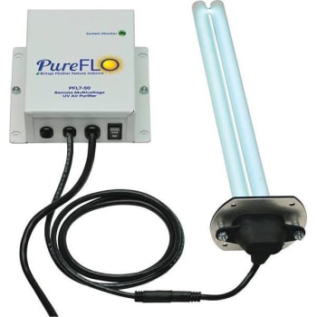 Image for 50w Remote Air Purifier W/ 12 In. Germicidal Lamp And Magnetic Z-Bracket from HD Supply