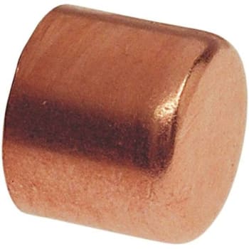 Image for Everbilt 1/2 In. X 1/2 In. Wrot Copper Tube Cap PRO Pack (50-Pack) from HD Supply