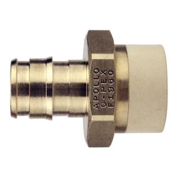 Image for Apollo 1/2 In. Brass PEX-A Barb X 1/2 In. Cpvc Straight Adapter from HD Supply