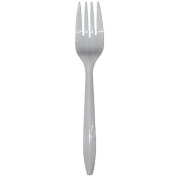 Image for Nutri-Bon Fork Pp Medium Weight White Poly Pack Case Of 1000 from HD Supply