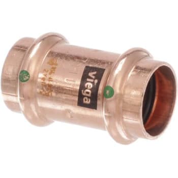 Image for Viega Propress 1 In. Press Copper Coupling Fitting W/ Stop from HD Supply