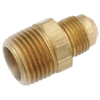 Image for Anderson Metals 1/4 in. Flare x 3/8 in. MIP Brass Half Union (10-Pack) from HD Supply