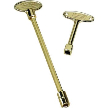 Image for Blue Flame 8 In. Universal Gas Valve Key (Polished Brass) from HD Supply