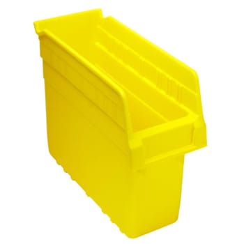 Quantum Storage Systems Store-Max Bin, 10-1/6" X 3" X 8", Yellow, Case Of 36