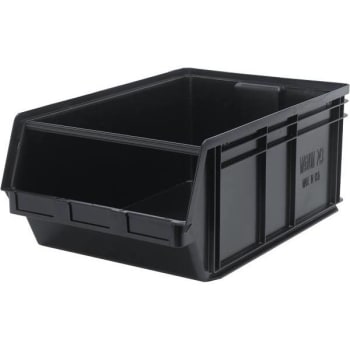 Quantum Storage Systems Magnum Series Bin, 29" X 18-3/8" X 11-7/8", Black