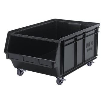 Image for Quantum Storage Systems Magnum Series Mobile Bin, 29" X 18-3/8" X 11-7/8", Black from HD Supply