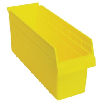 Quantum Storage Systems Store-Max Bin, 16-1/2" X 5-1/2" X 8", Yellow, Case Of 20