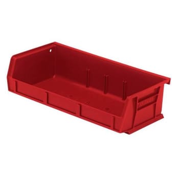 Image for Quantum Storage Systems Ultra Stack & Hang Bin, 5-3/8"x11"x3", Red, Case Of 8 from HD Supply