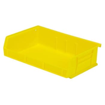 Image for Quantum Storage Systems Ultra Stack & Hang Bin, 7-3/8"x11"x3", Yellow, Case Of 8 from HD Supply