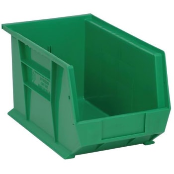 Image for Quantum Storage Systems Stack & Hang Bin, 13-5/8"x8-1/4"x8", Green, Case Of 12 from HD Supply