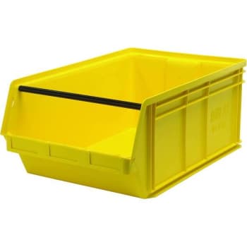 Quantum Storage Systems Magnum Series Bin, 29" X 18-3/8" X 11-7/8", Yellow