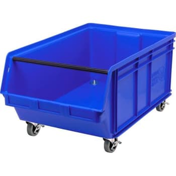 Image for Quantum Storage Systems Magnum Series Mobile Bin, 29" X 18-3/8" X 11-7/8", Blue from HD Supply
