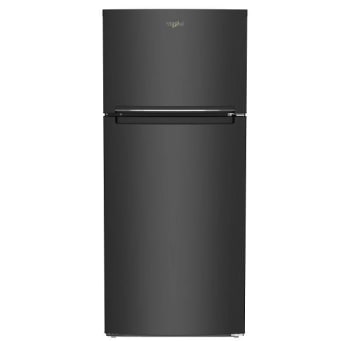 Whirlpool®l 16.6 Cu. Ft. Built-In Top Freezer Black Refrigerator