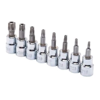 Image for Husky 3/8 In. Drive Tamper Proof Torx Bit Socket Set 8-Piece from HD Supply