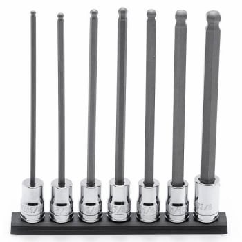 Image for Husky 3/8 In. Drive Sae Long Ball Bit Socket Set 7-Piece from HD Supply