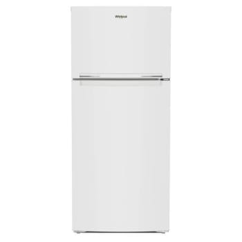 Whirlpool® 16.6 Cu. Ft. Built-In Top Freezer White Refrigerator