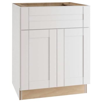 Image for Mill'S Pride Richmond Shaker Rta Kitchen Sink Base, Verona White, 30"X34.5"X24" from HD Supply