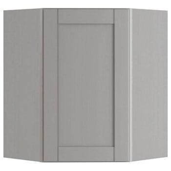 Image for Mill'S Pride Richmond Shaker Ready To Assemble Corner Kitchen Cabinet, Vesuvius Gray, 24"X30"X12" from HD Supply
