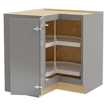 Image for Mill'S Pride Richmond Shaker Rta Corner Cabinet, Vesuvius Gray, 24"X34.5"X21" from HD Supply