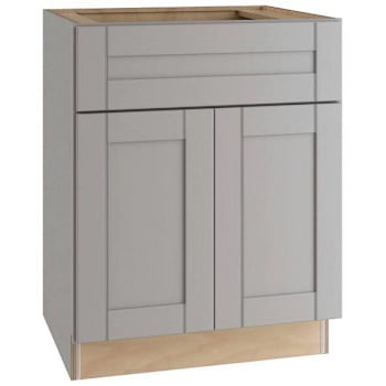 Image for Mill'S Pride Richmond Shaker Ready To Assemble Kitchen Cabinet, Vesuvius Gray, 24"X34.5"X24" from HD Supply