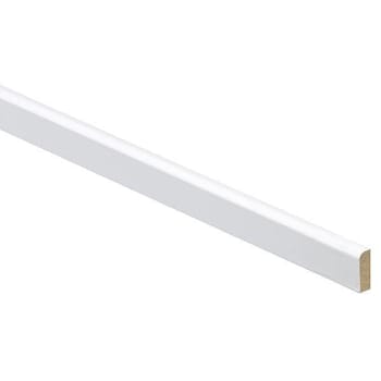 Mill'S Pride Richmond Scribe Molding, Verona White, 0.75"X96"X0.25"