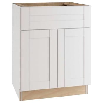 Image for Mill'S Pride Richmond Shaker Ready To Assemble Kitchen Cabinet, Verona White, 30"X34.5"X24" from HD Supply