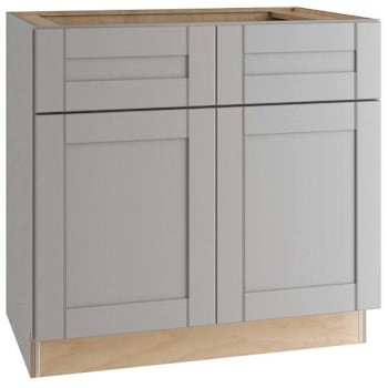 Image for Mill'S Pride Richmond Shaker Rta Kitchen Cabinet, Vesuvius Gray, 36"X34.5"X24" from HD Supply