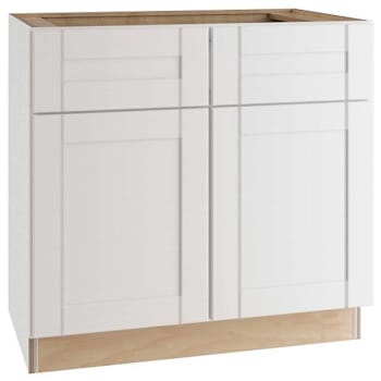 Image for Mill'S Pride Richmond Shaker Rta Kitchen Cabinet, Verona White, 36"X34.5"X24" from HD Supply