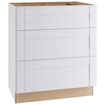 Image for Mill'S Pride Richmond Shaker Ready To Assemble Kitchen Cabinet, Drawers, Verona White, 24x34.5x24 from HD Supply