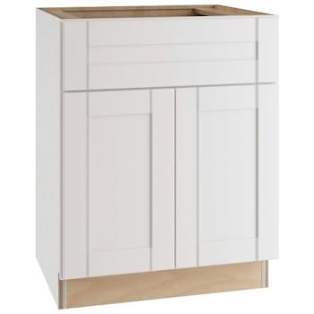 Image for Mill'S Pride Richmond Shaker Rta Kitchen Cabinet, Verona White, 24"X34.5"X24" from HD Supply