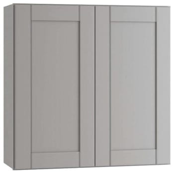 Image for Mill'S Pride Richmond Shaker Ready To Assemble Wall Cabinet Double, Vesuvius Gray, 24"X30"X12" from HD Supply