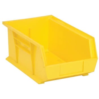 Image for Quantum Storage Systems Stack & Hang Bin, 13-5/8"x8-1/4"x6", Yellow, Case Of 12 from HD Supply